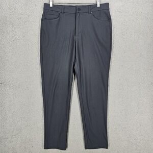 VRST Pants Mens 34x30 Gray Slim Stretch Chino 5 Pocket Casual Performance